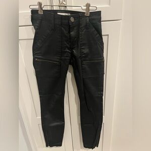 Joie Black Jeans with Button Detail